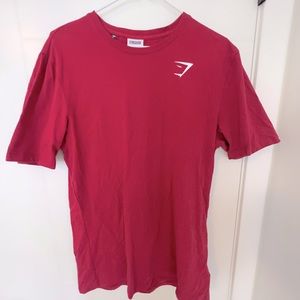 Gymshark Red Athletic Tee